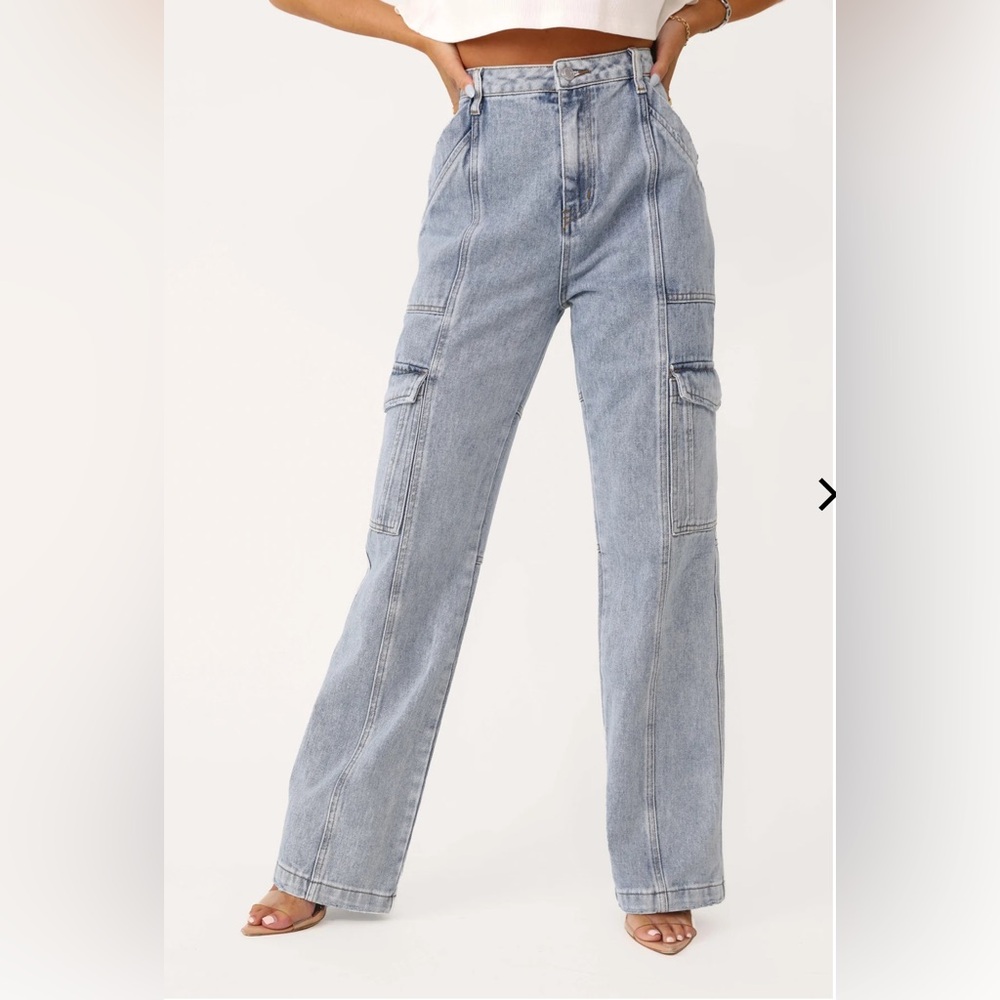 Kittenish Cargo Denim Jeans NWT size 26